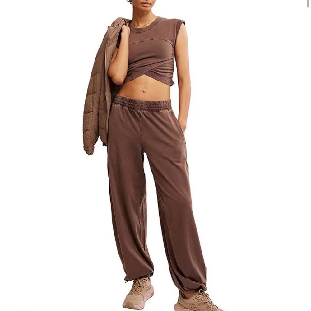 Women's Brown Pants & Jumpsuit Set